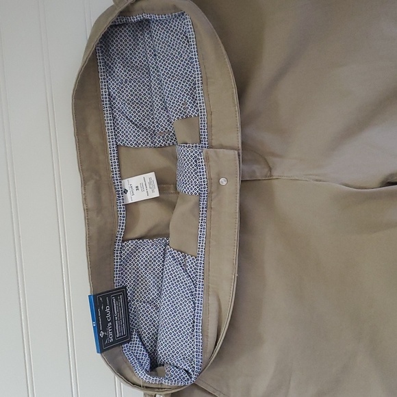 Member's Mark Flat Front Shorts - Beige/Khaki - Size 38 - 9" Inseam - NWT - Picture 5 of 7